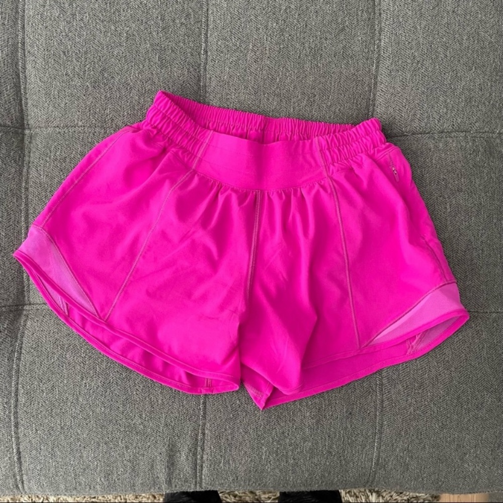 COPY - Lululemon Pow Pink Hotty Hot Shorts